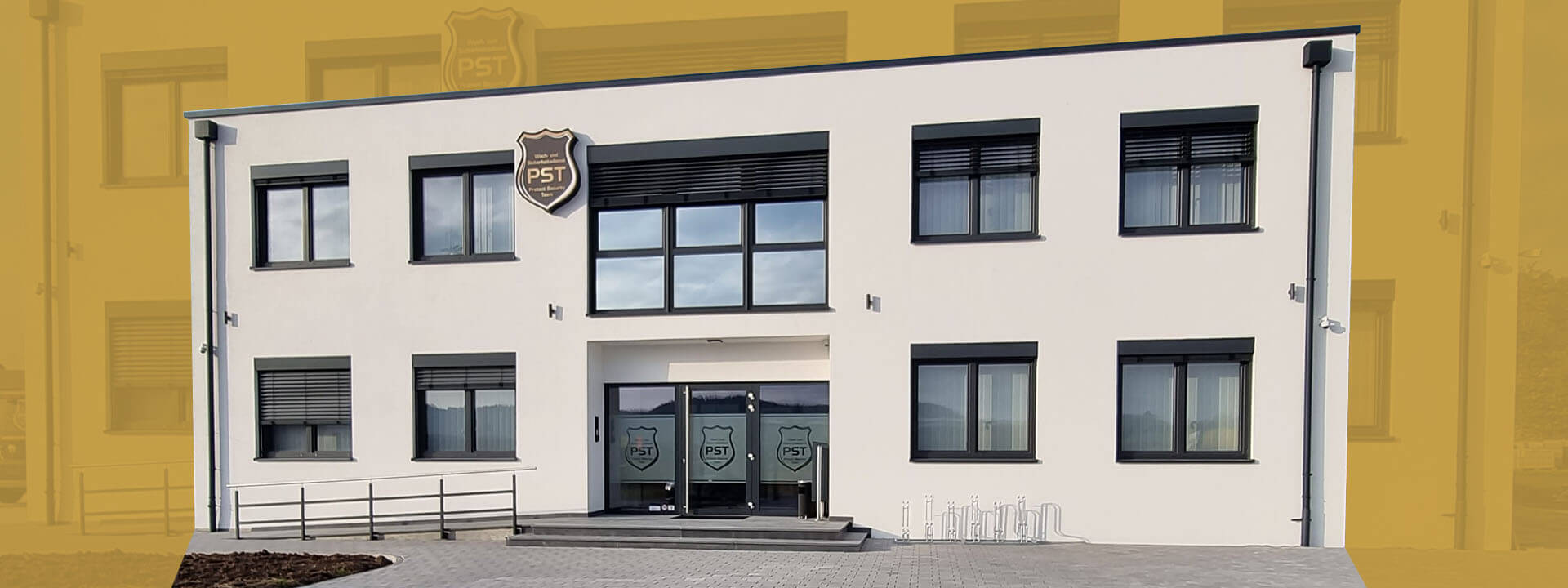 Firmengebäude von PST Security in Gaildorf
